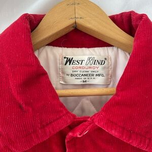 Vintage Red Corduroy Jacket